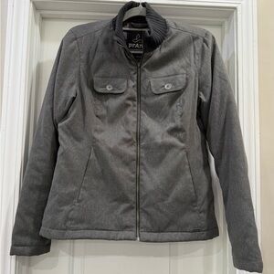 Prana Women’s Gray Down Filled Jacket Size Medium